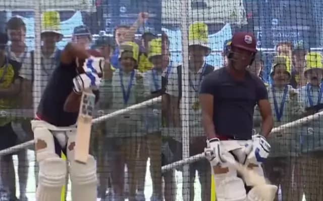 Even at the age of 54, Brian Lara is still playing 90+ MPH speed very well.