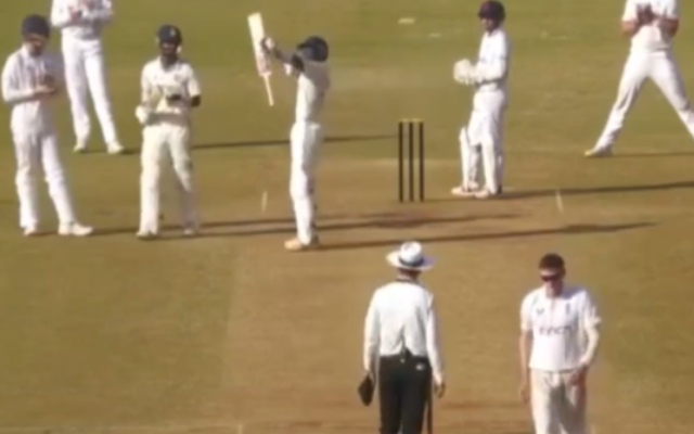 Cricket field also became Ram-may, KS Bharat dedicated it to Lord Ram after scoring a century, video surfaced