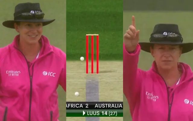 AUS-W vs SA-W: Mid-field umpire made a big mistake, first raised his finger and then gave the signal of not-out.