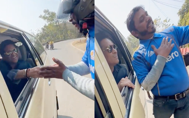 “Sachin’s meeting with Tendulkar”, when the legendary cricketer stopped his car to meet a special fan