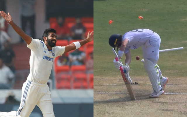 Jasprit Bumrah’s ‘Brahmastra’ ended Ollie Pope’s innings, the fast bowler made Root the victim for the 8th time.