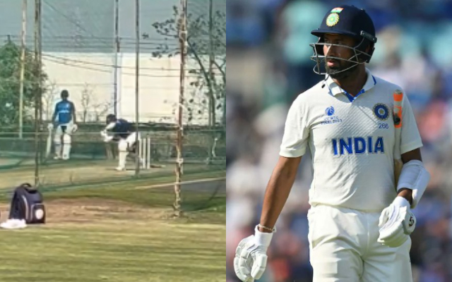 Cheteshwar Pujara seen practicing in Rajkot during India vs England third test, video went viral