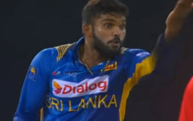 SL vs AFG: Wanindu Hasaranga got angry at umpire Linden Hannibal for not giving no ball in the third T20 match, said this big thing