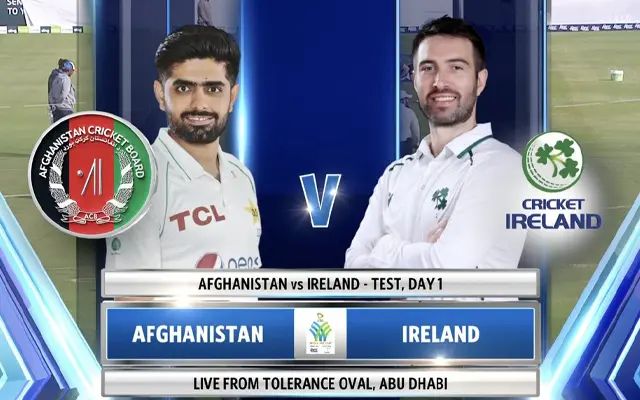 Due to technical glitch, Babar Azam started playing for Afghanistan in the only test match against Ireland.