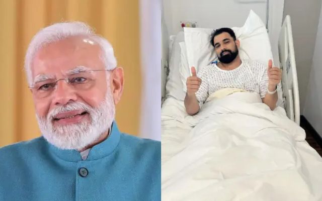 After surgery, Narendra Modi did a special tweet for Mohammed Shami, the bowler said- This is a surprise for me….