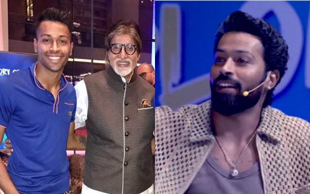 Recalling his special meeting with Amitabh Bachchan, Hardik Pandya recited dialogues from Shahenshah.