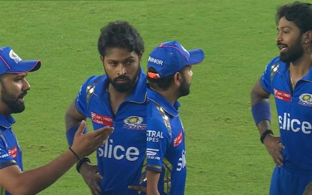 Viral Video: After the match ended, Rohit exposed Hardik’s arrogance!  Akash Ambani present there just kept staring at him.