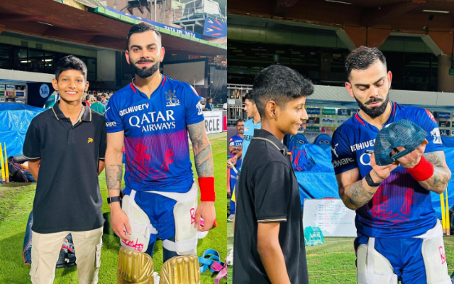 Virat Kohli met U19 female cricketer before RCB vs GT match, pictures went viral