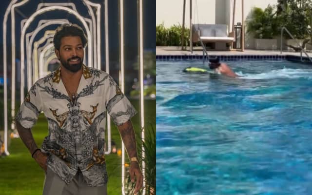 After sinking MI in IPL 2024, Hardik Pandya himself is enjoying the swimming pool, you also watch the video