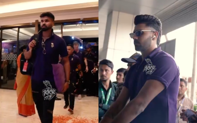 VIDEO: Shreyas Iyer’s KKR reaches Chennai for the IPL final