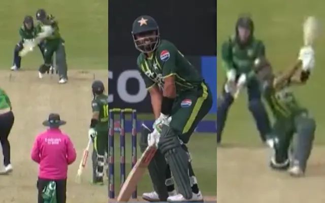 IRE vs PAK: Babar Azam hit four sixes in one over of Benjamin White, video went viral