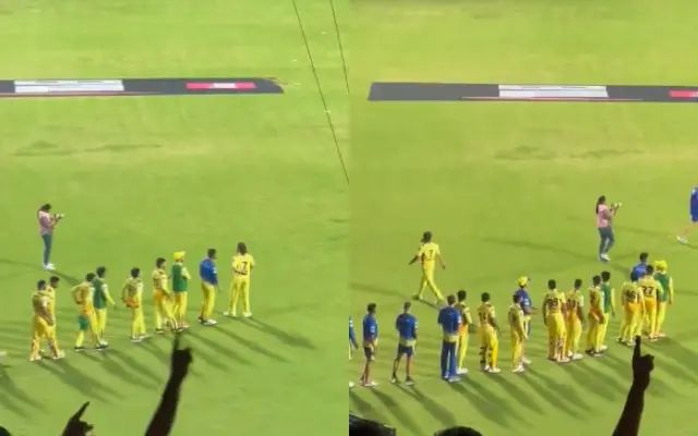 Fans got angry after seeing this action of MS Dhoni, Mahi did not shake hands with anyone after the match