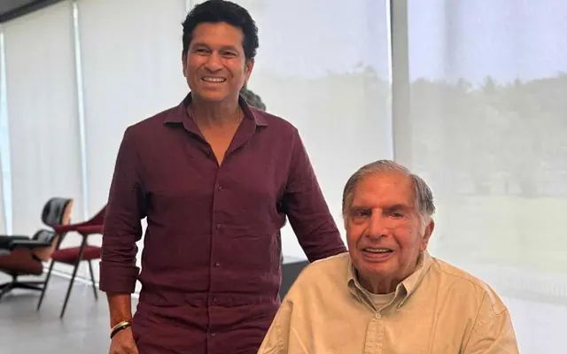 “This is a day I will always remember with a smile” – Sachin Tendulkar said after meeting Ratan Tata