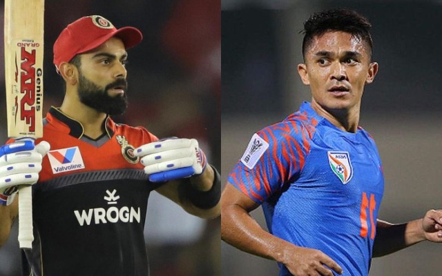 “My brother, I am proud of you….”- When Sunil Chhetri retired from football, Virat said a heart touching thing.