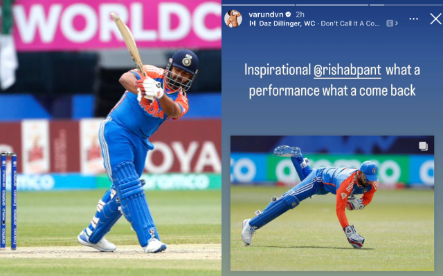 T20 World Cup 2024: ‘Inspirational Rishabh Pant’: Varun Dhawan has also become a big fan of the comeback of the Indian wicketkeeper-batsman