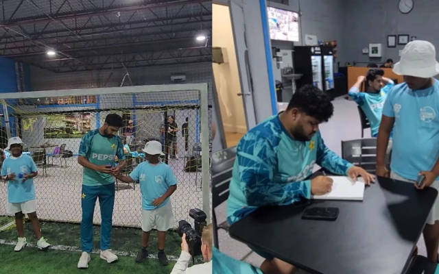 Before the match against Ireland, Pakistani players had a lot of fun with children in Florida