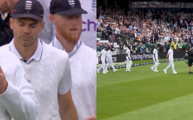 James Anderson led the England team in his farewell match, you can also watch the video