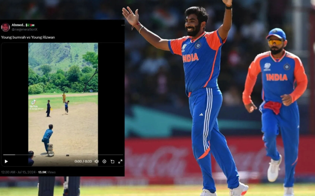 Jaspreet Bumrah’s bowling action is quite famous in Pakistan too, a small child copied the Indian bowler