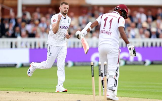 ENG vs WI: Gus Atkinson bowled such a ball to get Craig Braithwaite out, the video went viral in a few minutes