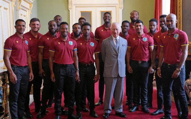 ENG vs WI: King Charles hosted the West Indies cricket team at Buckingham Palace before the first Test match, watch video