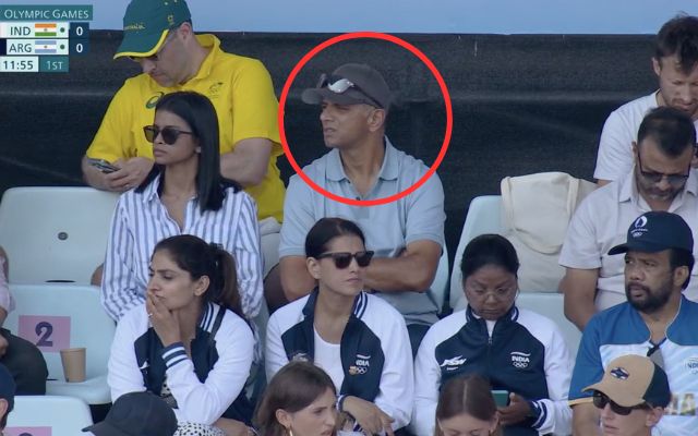 Paris Olympics: Former coach Rahul Dravid reached the stadium to watch India’s hockey match, photos went viral