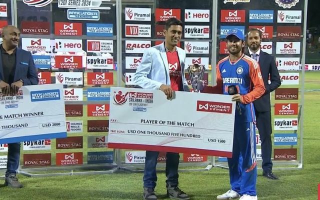 SL vs IND, 2nd T20I: Ravi Bishnoi won the Player of the Match award, know what he said next?