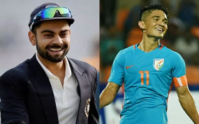 Virat sends me funny memes and I send him….: Sunil Chhetri made a big revelation about his friendship with Kohli