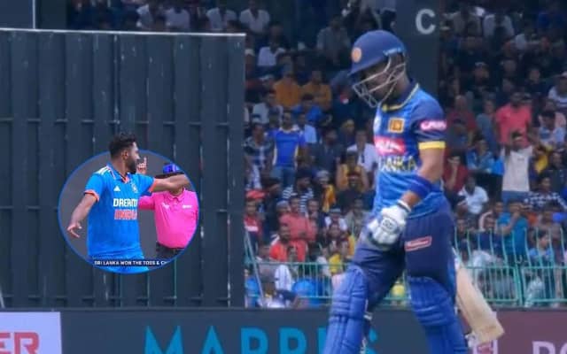 Sri Lanka suffered a big blow on the very first ball of the second ODI, Mohammad Siraj sent in-form Pathum Nissanka back to the pavilion without opening the account