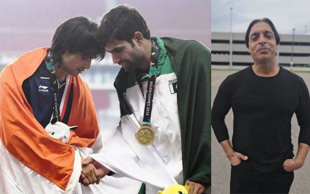 Shoaib Akhtar praised Arshad Nadeem who won the gold medal by defeating Neeraj Chopra in Paris Olympics! Watch video