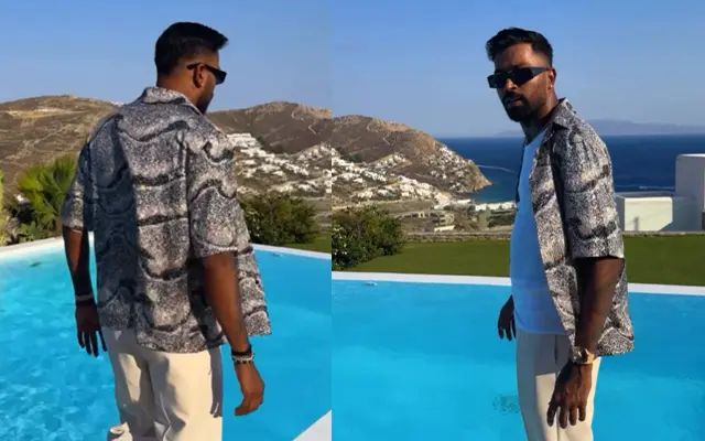 Hardik Pandya is enjoying his holidays amidst the mountains, video went viral on social media