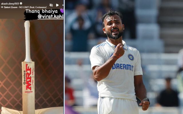 I will never play with that bat, it is the biggest gift for me from Virat Kohli: Akash Deep