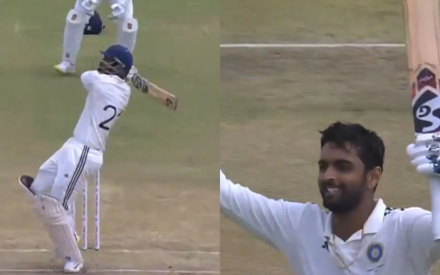 Duleep Trophy 2024: Pratham Singh completed his century in a brilliant manner by hitting 14 runs in one over, here is the video