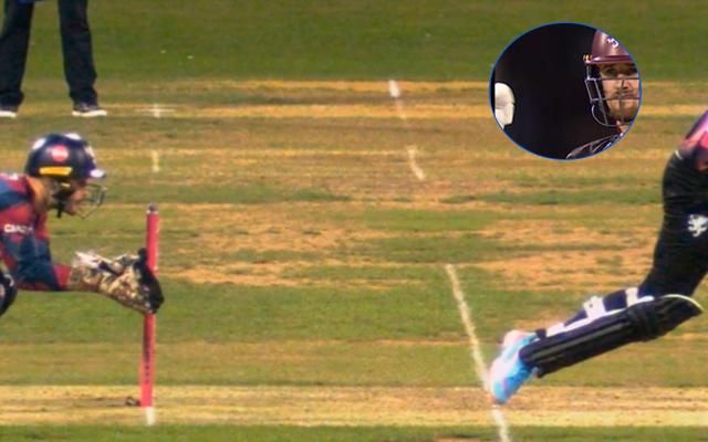 Vitality Blast 2024: Saif Zaib did not get a wicket because of this strange no ball, video went viral