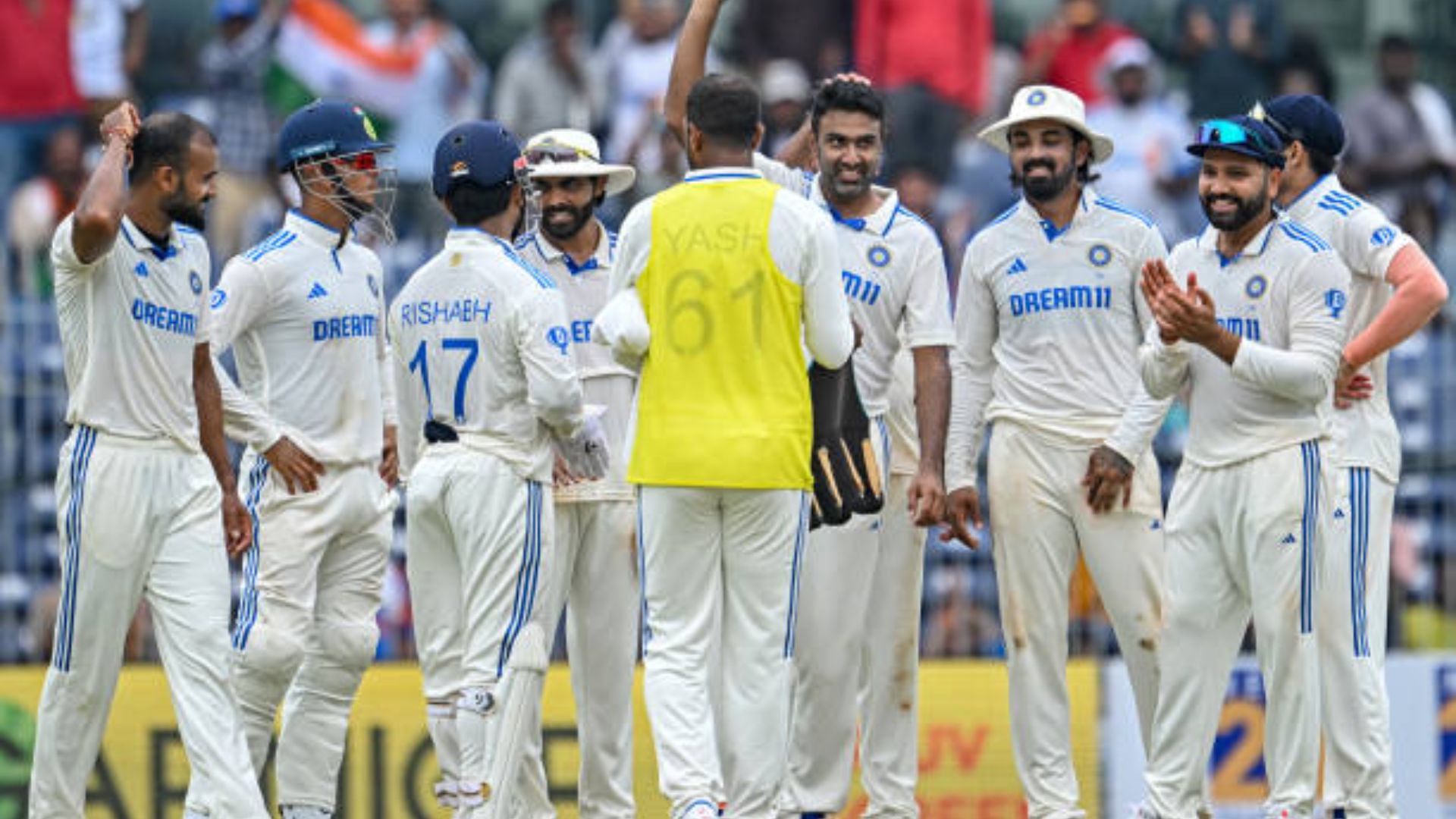 R Ashwin won this award after scoring a century in the first innings and a five-wicket haul in the second innings