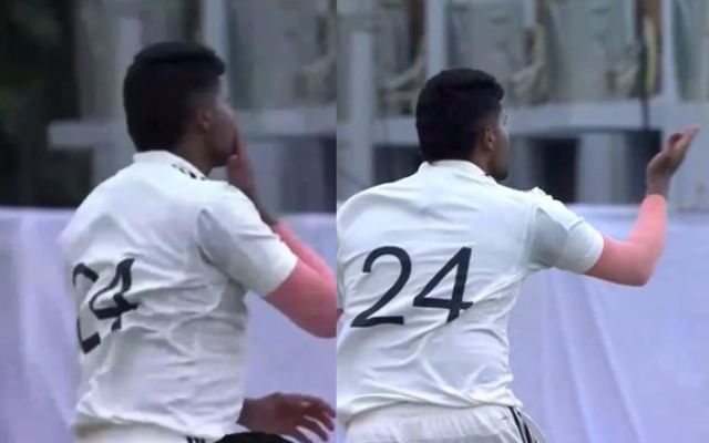 VIDEO: Harshit Rana is not afraid of BCCI..! After taking Gaikwad’s wicket, he again did a ‘flying kiss’ celebration