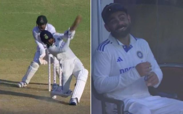 Akash Deep’s Six Video: Akash Deep hit 2 sixes with the bat given by Kohli; Virat’s reaction worth seeing