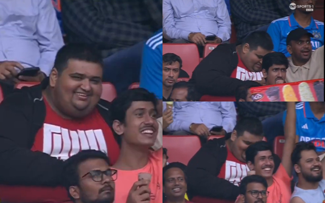 VIDEO: Ravi Shastri and Sunil Gavaskar reacted after seeing fans having fun and eating ice cream during the match