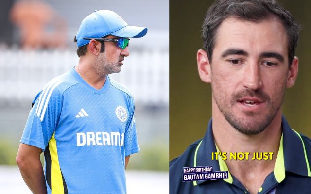 ‘He is a brilliant thinker of the game’ Mitchell Starc spoke big about Gautam Gambhir