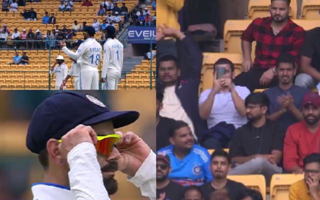 There was an uproar in the stadium after Virat’s gesture, but these fans were disappointed after seeing Team India’s defeat.