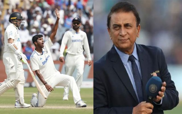 IND vs NZ: Sunil Gavaskar’s tremendous U-turn..! First got angry on Washington Sundar’s selection, now started praising