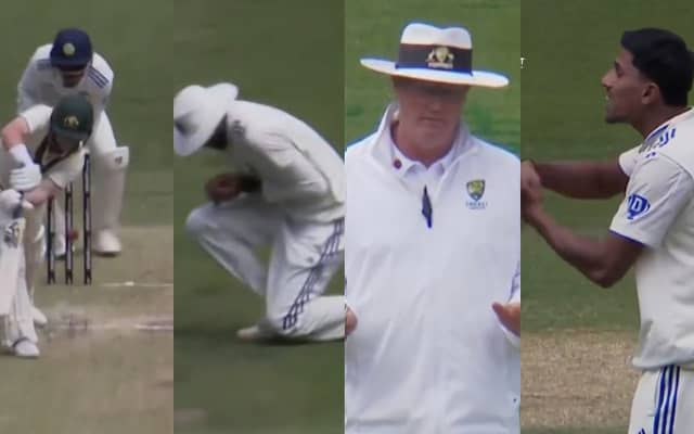 Despite being clean out, Marcus Harris got the support of the umpire, a big betrayal with India A in Australia tour