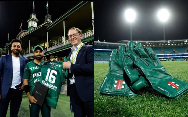 Pakistan white ball team captain Mohammad Rizwan donated his gloves and jersey to Sydney Cricket Ground Museum.