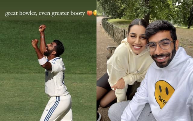 BGT 2024-25: Praising her husband proved costly for Sanjana Ganesan, making fun of Jasprit Bumrah