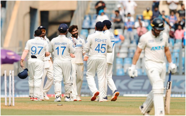 IND vs NZ, 3rd Test: New Zealand team was limited to 235 in the first innings, Jadeja took 5 wickets and Sundar took 4 wickets.