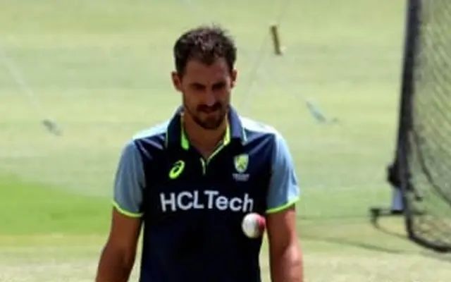 BGT 2024-25: Before BGT, photo of Mitchell Starc practicing with a special ball went viral.